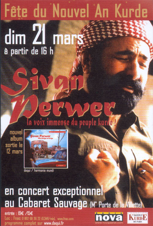 concert exceptionnel de Sivan Perwer