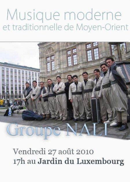 Concert du Groupe kurde NALI au Jardin du Luxembourg