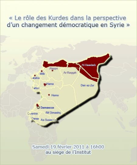 « Le rôle des Kurdes dans la perspective d’un changement démocratique en Syrie »