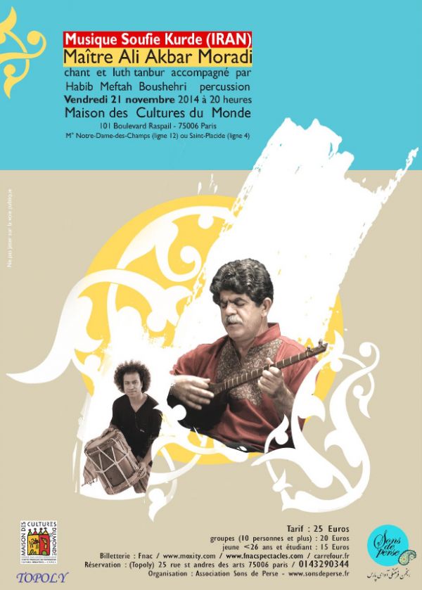 Concert : Musique mystique du Kurdistan iranien