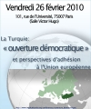 La Turquie: « Ouverture démocratique » et  perspectives d'adhésion à l'Union européenne