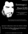 Hommage à Ahmet KAYA