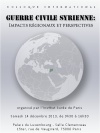 COLLOQUE : GUERRE CIVILE SYRIENNE