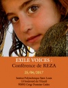 EXILE VOICES : Conférence de REZA