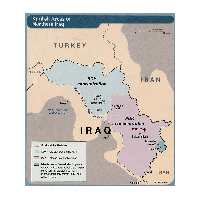 Carte du Kurdistan