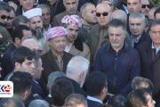 KDP President Masoud Barzani attends burial ceremony of businessman killed in missile attack