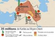  CARTE: les Kurdes, un peuple à cheval sur quatre pays