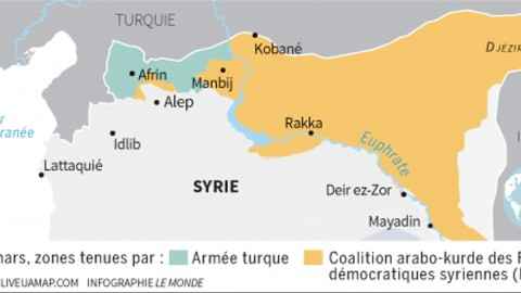 Erdogan tance Macron, accusé de soutenir les Kurdes de Syrie