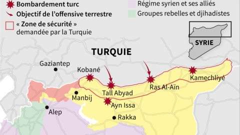Un convoi de civils kurdes et de journalistes étrangers bombardé par l’armée turque en Syrie