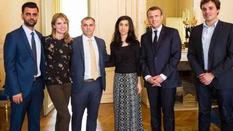 Entretien du Président de la République avec Nadia Murad