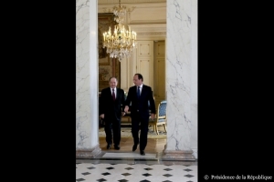 François HOLLANDE avec Massoud BARZANI