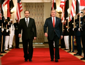 Nouri al-Maliki & George W. Bush
