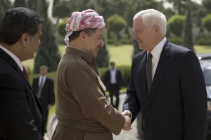 Massoud Barzani & Robert Gates