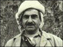 Kurdish military leader Mustafa Barzani (1903-79)