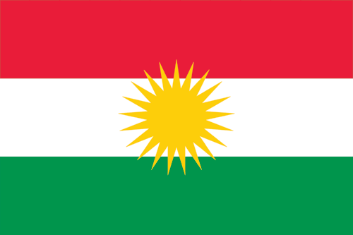 The National Flag of Kurdistan